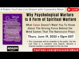 Spiritual Warfare: What Satan Doesn't Want You To Know About The Narcissist's Mind Games