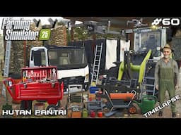 SELLING WOOD CHIPS & FIREWOOD = BUYING A WHEEL LOADER | HUTAN PANTAI | Farming Simulator 25 | EP 60