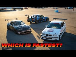 Which 90s Import is Best? - E36 M3 vs Miata vs E36 M3 // Track Tested Episode 5