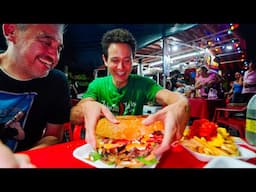 I Tried Mexico’s Famous Surf & Turf Street Burger!! 🍔 🇲🇽