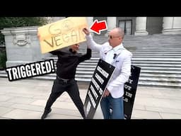 Woke Vegan ATTACKS Man And Then This Happens!