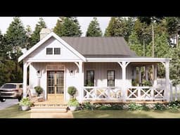 34' x 41' (10x12m) A Beautiful Small Home Dressed in  White – Simply Irresistible!