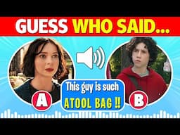 GUESS WHO SAID IT QUIZ ? !🔊| MINECRAFT MOVIE⛏️🧱+ Squint Your Eyes Quiz + Favorite Movies & More!