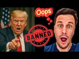 LEAKED: The Trump Administration Want to BAN My Channel!
