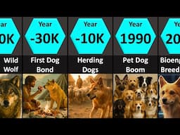Evolution of Dogs: From Wild Wolves to Loyal Pets (40,000 BC – 2025)