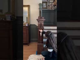Stripping Paint from a Staircase