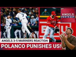 ANGELS POSTCAST: Jorge Polanco goes deep twice, has all 5 RBIs for Mariners in 5-3 loss for Halos