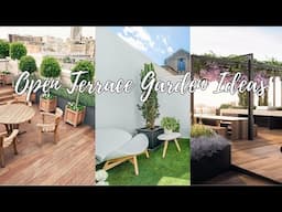 Easy Open Terrace Garden Ideas Perfect for Small and Large Outdoor Areas Rooftop Landscaping