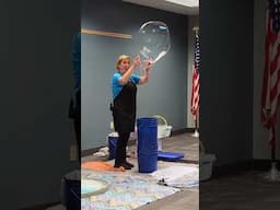 Bubble Lady at the Summer Reading Kickoff Party