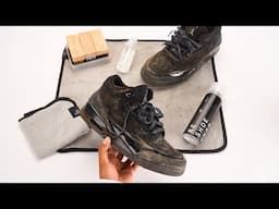 The BEST WAY To Clean Air Jordan 3 Black Cat