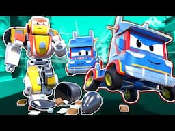 Supertruck Clones are Causing Trouble! Police Car to the Rescue! 🚔 Robofuse