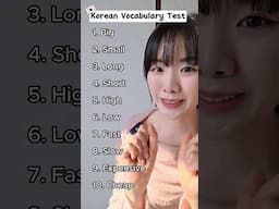 10 MUST-KNOW Korean Adjectives😉