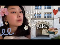 yale student's (realistic) exam routine 📚 | busy day, late night cram, study tips