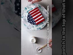 Dollar Tree FABRIC DIY Crafts - Patriotic Decor #dollartreediy #diy #dollarstorecrafts