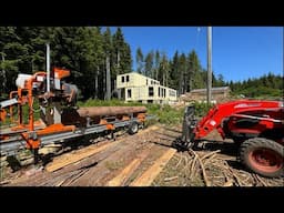 SECRET LIVE VIDEO of JAKE AND NICOLLE OFF GRID - Sawmill My Own Wood LIVE…