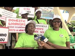 DOMESTIC SERVICES WORKERS UNION URGED GOV'T TO RATIFY  ILO CONVENTION