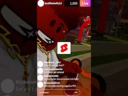 MY OPP CAUGHT ME LACKIN ON IG LIVE 😭💔 #roblox #robloxhoodgames #robloxrp #shorts