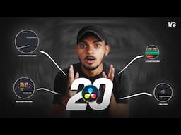 A Deep Dive into New DAVINCI RESOLVE 20 - All EDITING UPDATES and FEATURES!!!  1/3 - Hindi