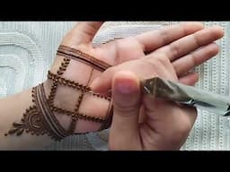 Easy mehndi design | Simple mehendi design front hand | Mehandi design | Mehndi design front hand