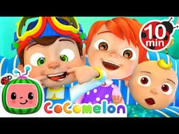 Silly Faces Song 😜 | CoComelon 🍉 | Nursery Rhymes For Kids