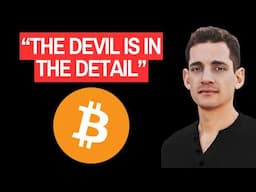 Bitcoin [BTC]: The Devil Is In The Detail.