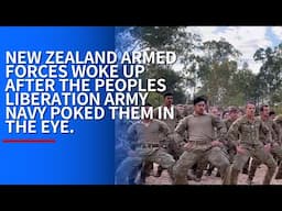 NEW ZEALAND ARMED FORCES WOKE UP AFTER THE PEOPLES LIBERATION ARMY NAVY POKED THEM IN THE EYE.