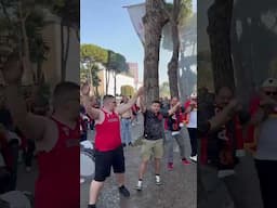 ALBANIA - serbia (The atmosphere before the game)