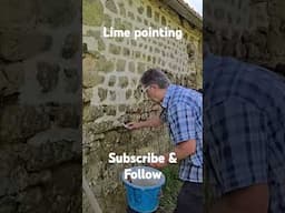 Stone & lime pointing  👈