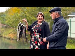 Grandma Caught and Cooked 15 kg TROUT from the Lake: The Best Way to Cook Fish