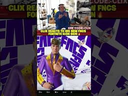 Clix REACTS to his NEW FNCS Fortnite Icon skin️‍ ️‍🔥