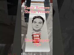 Easily Remove Shellac Primer in 17 Seconds- Home Repair 😀 #homerepair #restoration #homepainter