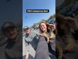 IKEA Campervan Bed Hack 🚐👀 #ikea #vanbuild
