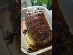 Garlic & Herb Roast Beef with Crispy Hasselback Potatoes 🍖
