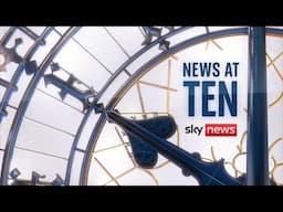 News at Ten | Iranian foreign ministry reportedly attacked - as missiles seen over Israel