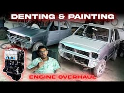 Engine Overhaul, Dent & Paint work on SUZUKI MEHRAN from Azad Kashmir