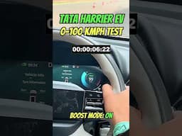 Tata Harrier EV 0-100 KMPH Test