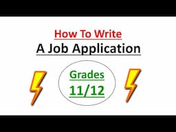 How to Write Job Application | Step by Step | The Modern Learning