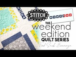 Weekend Edition Quilt Series | Feed Sack Bonanza | Quilt 11 | Lisa Bongean | Primitive Gatherings