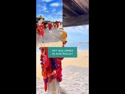 Art, but make it barefoot at Sculpture at Bathers 🏖️👣🎨✨ #Fremantle in #WAtheDreamState