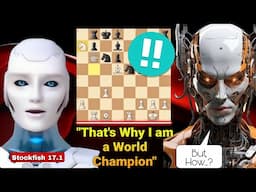 New Stockfish 17.1 SHOWCASED His Brilliance Against The Formidable Chess Engine | Chess Game | AI