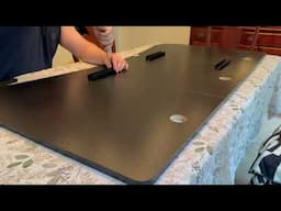 3 piece table top for electric desk assembly, VIVO, electric desk 63 x 32