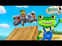 Grandma Gecko's Wild Ride! 🏁👵 | Gecko's Garage 🚚 | Cartoons For Kids | Toddler Fun Learning
