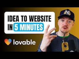 Go From Idea To Website in 5 min (Lovable Review)
