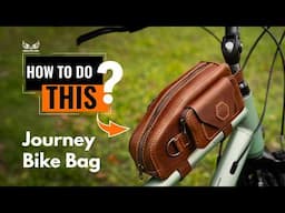 Leather Journey bike bag DIY and pattern