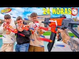 24 HORAS DE GUERRAS CON NERF A MIS AMIGOS !! Makiman