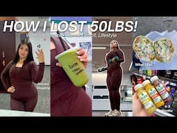 How I LOST 50lbs For SUMMER 🍓My Workout Routine, Calorie Deficit, Lifestyle & Mindset Shifts