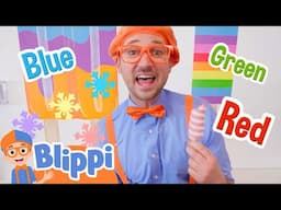 🌈 Color Fun with Blippi!  | Blippi | Educational Videos For Kids | Moonbug Kids - Get Up And Go!