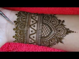bridal mehndi designs for full hands || simple mehndi design front hand || mehandi