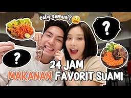 24 JAM MAKAN MAKANAN FAVORIT ERWIN! 😱