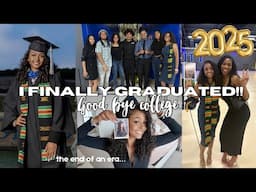 I AM A COLLEGE GRADUATE! *this is your sign to never give up* | Graduation GRWM Vlog | class of 2025